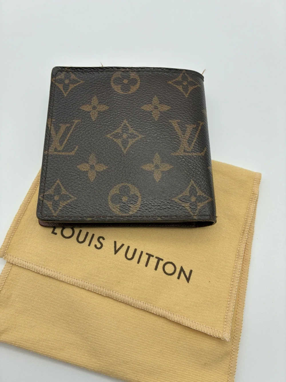 Louis Vuitton Men's Monogram Canvas Bifold Wallet - Brown
